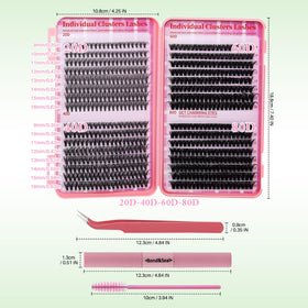 RITALASH cluster lashes in natural lighting