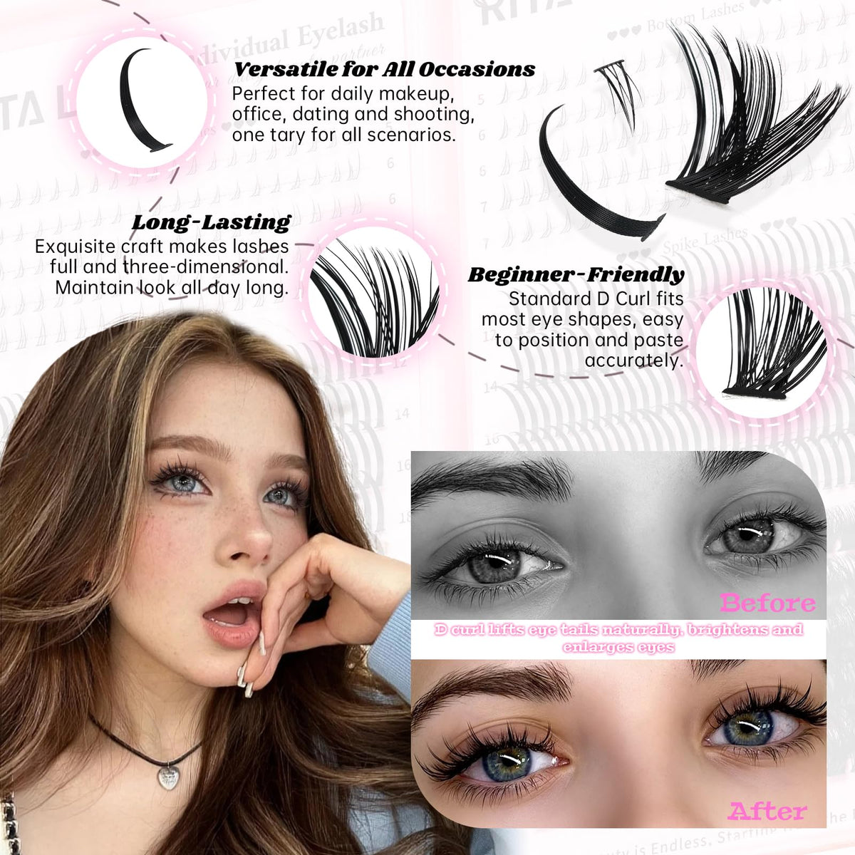 RITALASH lash bond and seal bottle with applicator