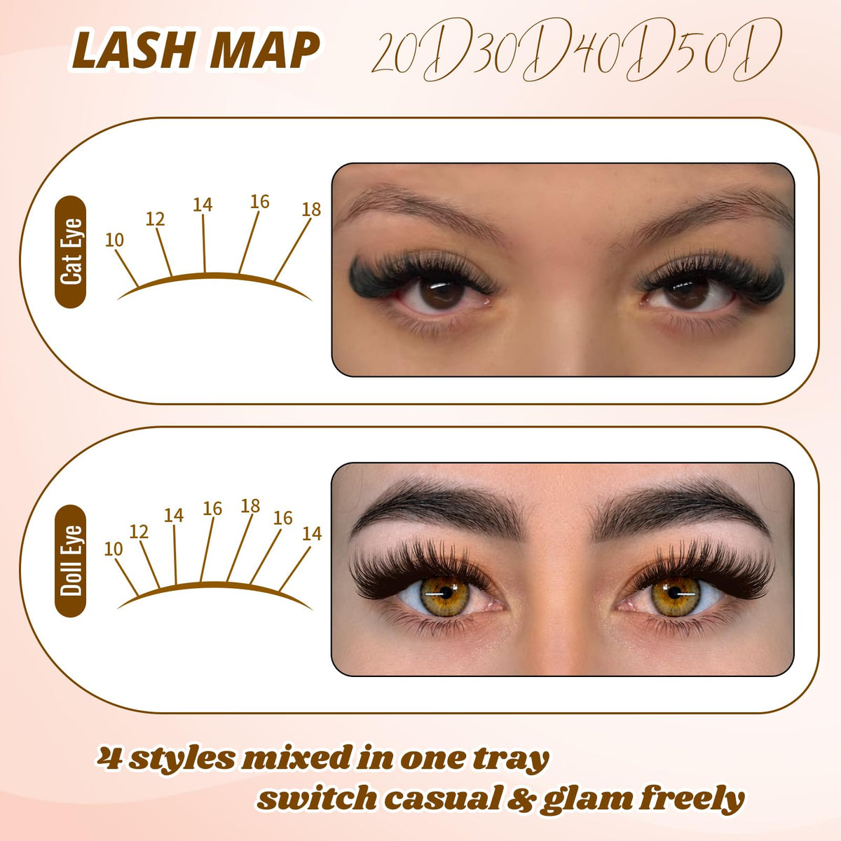 RITALASH lash clusters in a beauty routine setting