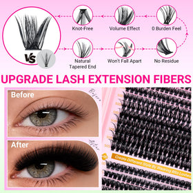 RITALASH Lash Clusters Kit contents displayed