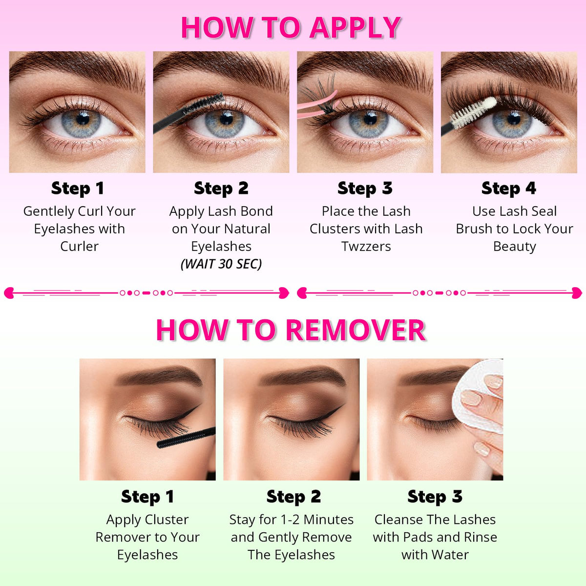 RITALASH Lash Clusters Kit packaging front view