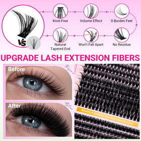 RITALASH Lash Extension Kit components laid out on a table
