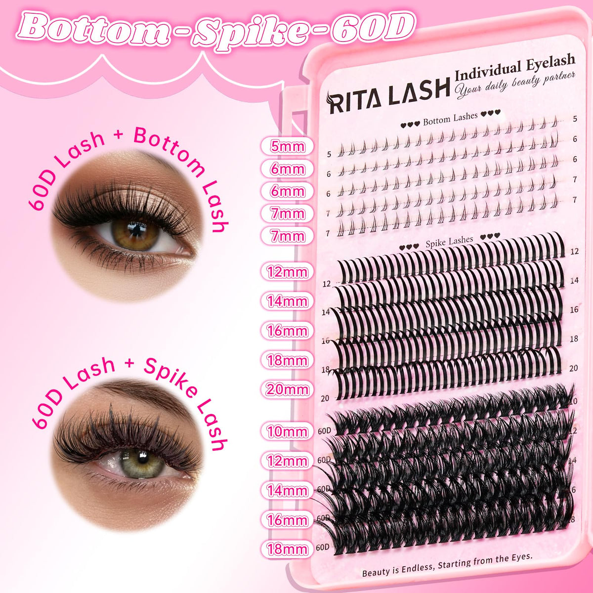 RITALASH lash tweezers for precise application
