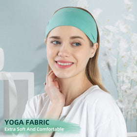 RITOPER Women's Workout Headband on a model during yoga