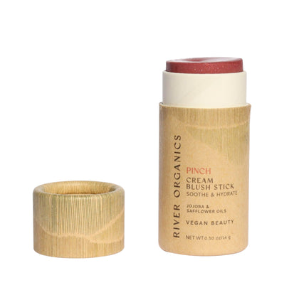 River Organics Cream Blush Stick Pinch front view