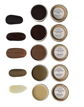 River Organics Dark Brow Wax in natural setting