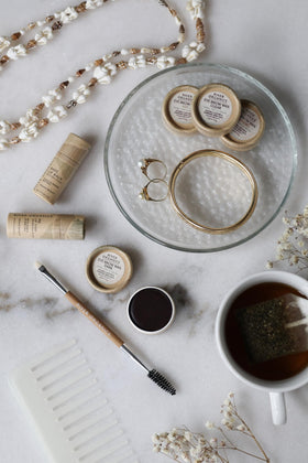 River Organics Dark Brow Wax ingredients list