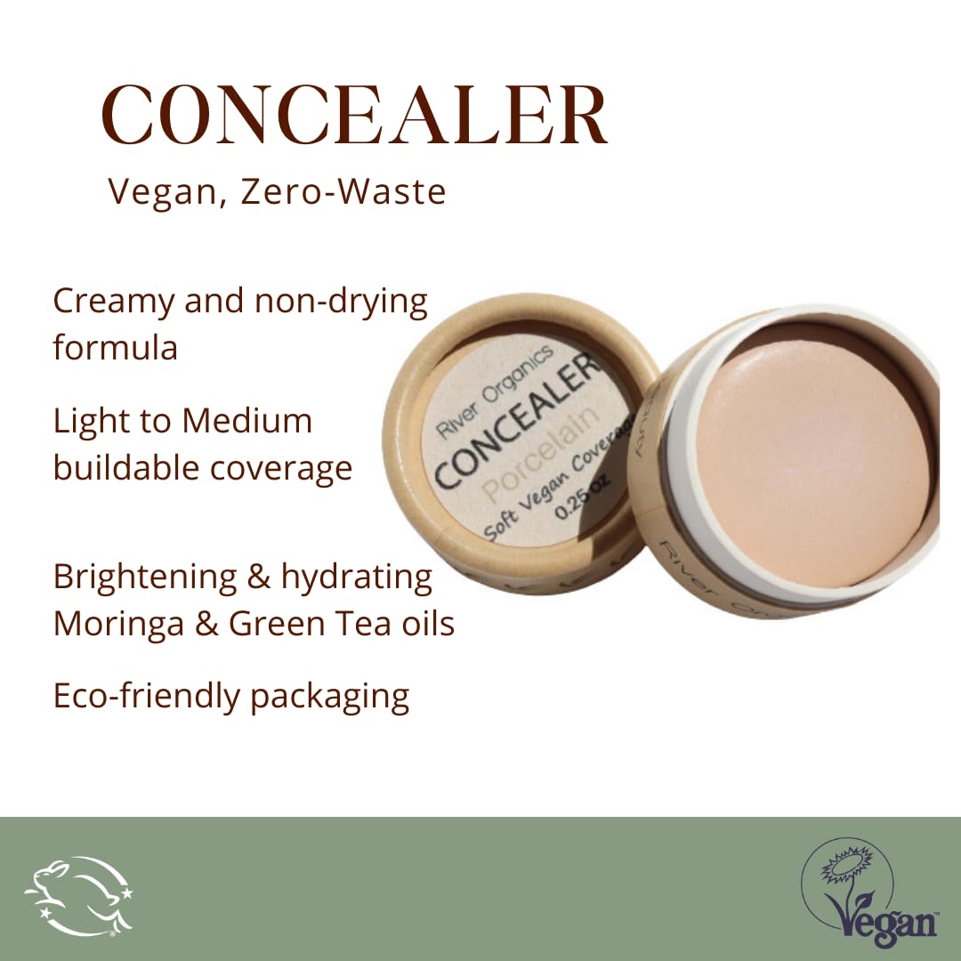 River Organics Zero-Waste Concealer Porcelain packaging details