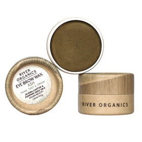 River Organics Zero Waste Eyebrow Wax Ash front view