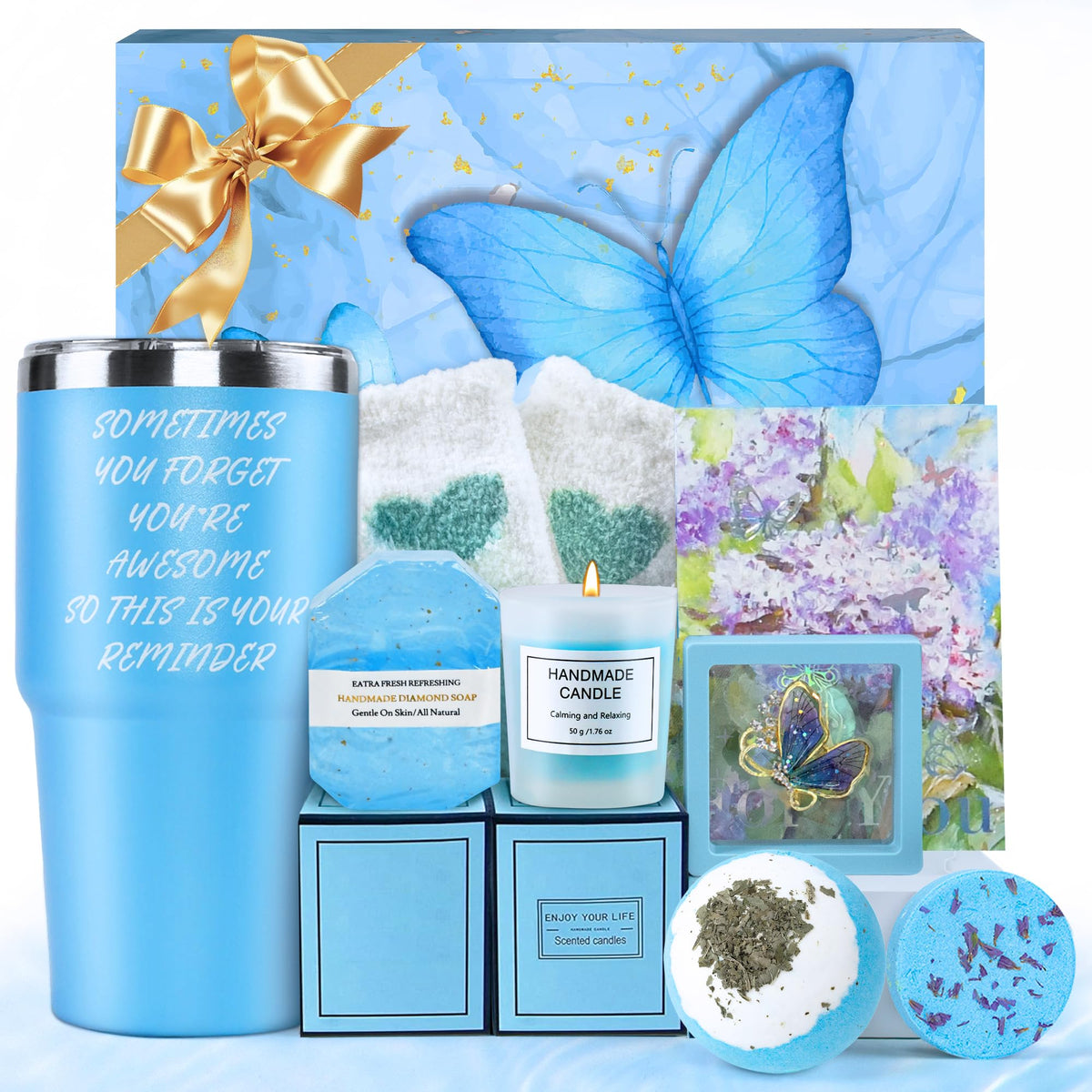 RIYA Spa Gift Set for Women with butterfly design packaging
