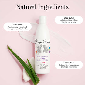 Rizos Curls Curl Defining Cream 330g with texture close-up
