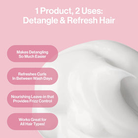 Rizos Curls Refresh & Detangle Spray 340g lifestyle scene