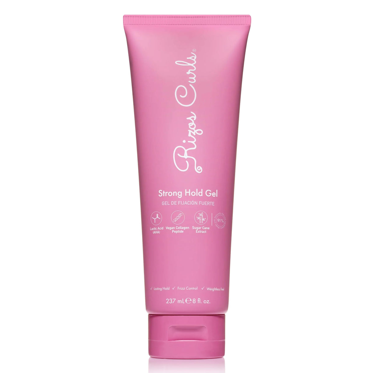 Rizos Curls Strong Hold Gel 8oz front view