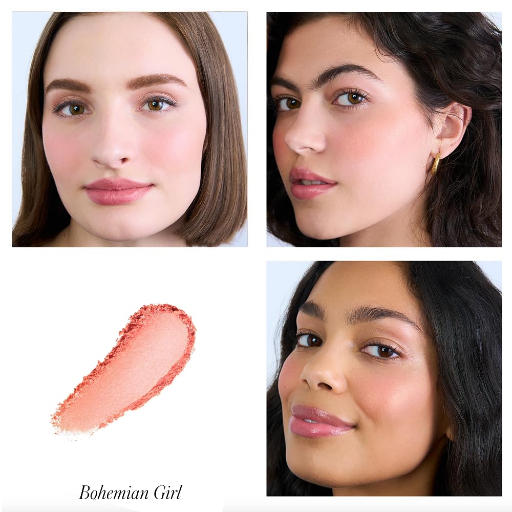 RMS Beauty Redimension Hydra Powder Blush lifestyle scene with model