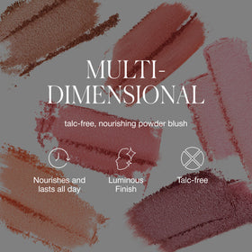 RMS Beauty Redimension Hydra Powder Blush with applicator