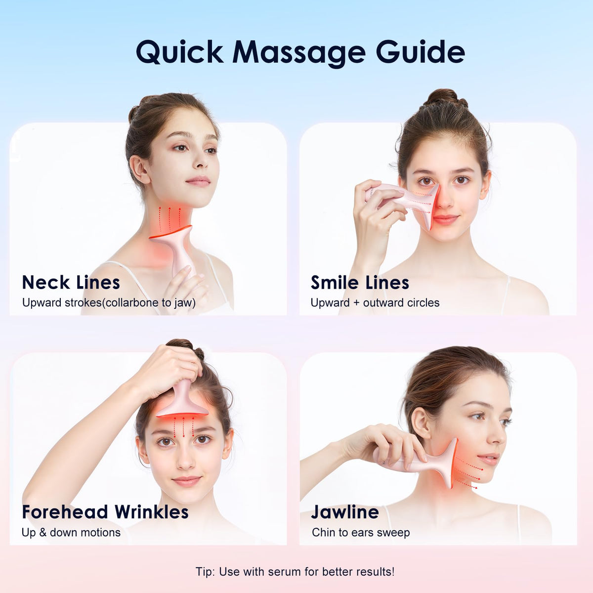 RNAIX Neck Massager in use on a person's neck