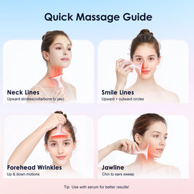 RNAIX Neck Massager in use on a person's neck