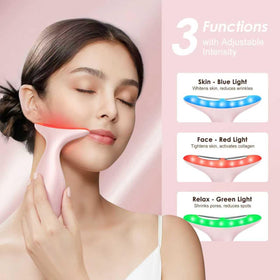 RNAIX Neck Massager side view showing adjustable intensity buttons
