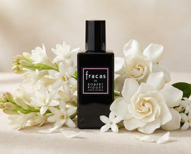 Robert Piguet Fracas Eau de Parfum on vanity table