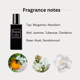 Robert Piguet Fracas Eau de Parfum with floral background