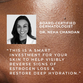 RoC Deep Wrinkle Rich Cream showing smooth skin