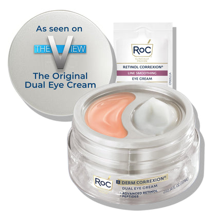 RoC Derm Correxion Dual Eye Cream front view with packaging