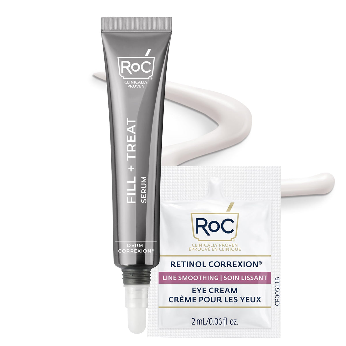 RoC Derm Correxion Fill+ Retinol Serum front view