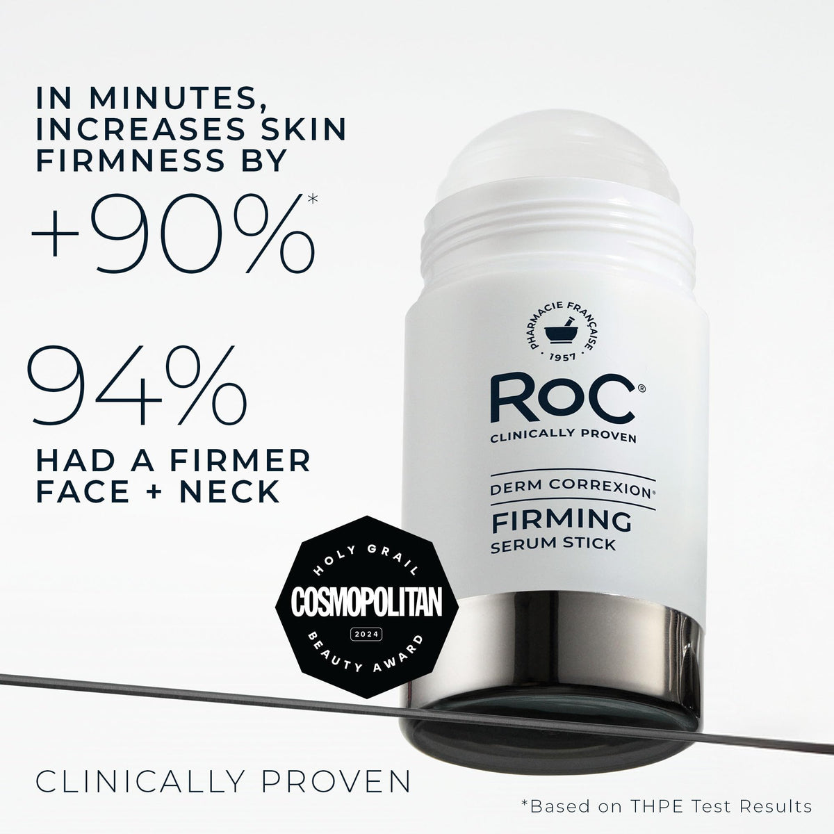 RoC Derm Correxion Retinol Serum Stick application on skin