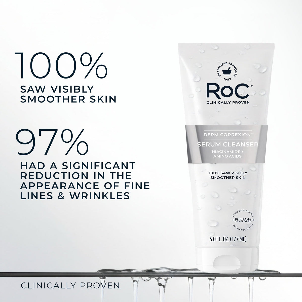 RoC Derm Correxion Serum Cleanser close-up of pump