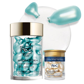 RoC Hyaluronic Acid Night Serum Capsules 30ct front view