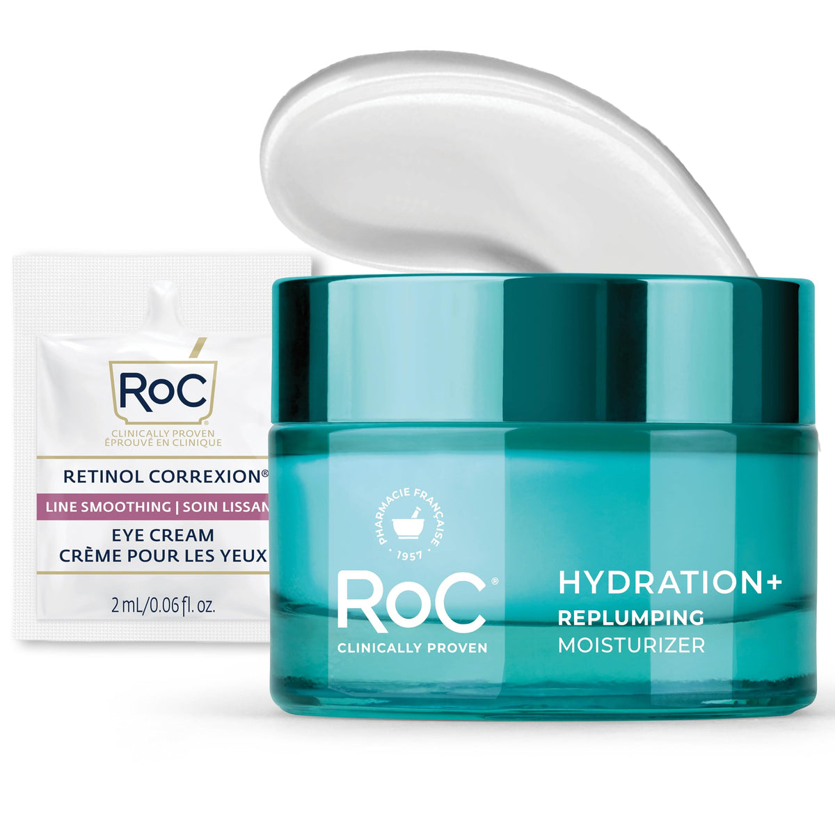 RoC Hydration+ Hyaluronic Acid Moisturizer front view, 1.7oz