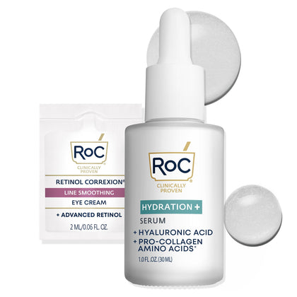RoC Hydration+ Hyaluronic Acid Serum 1oz front view