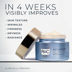 RoC Multi Correxion Chest Neck Face Moisturizer SPF 30 with ingredients