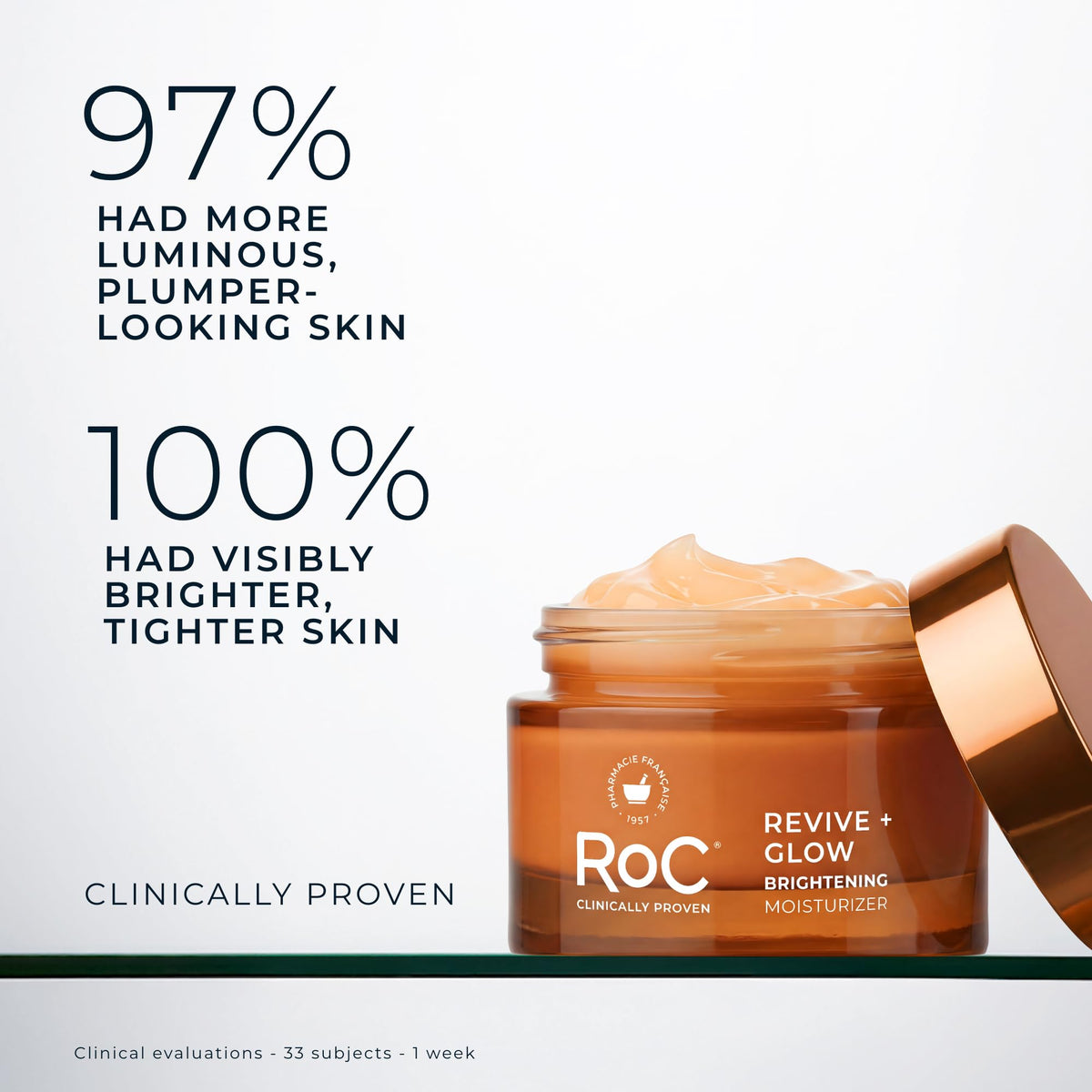 RoC Multi Correxion Revive + Glow Vitamin C Face Moisturizer texture close-up