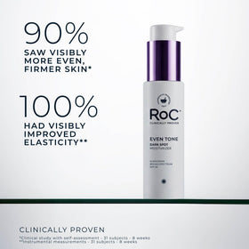 RoC Niacinamide Daily Face Moisturizer SPF 30 application on skin