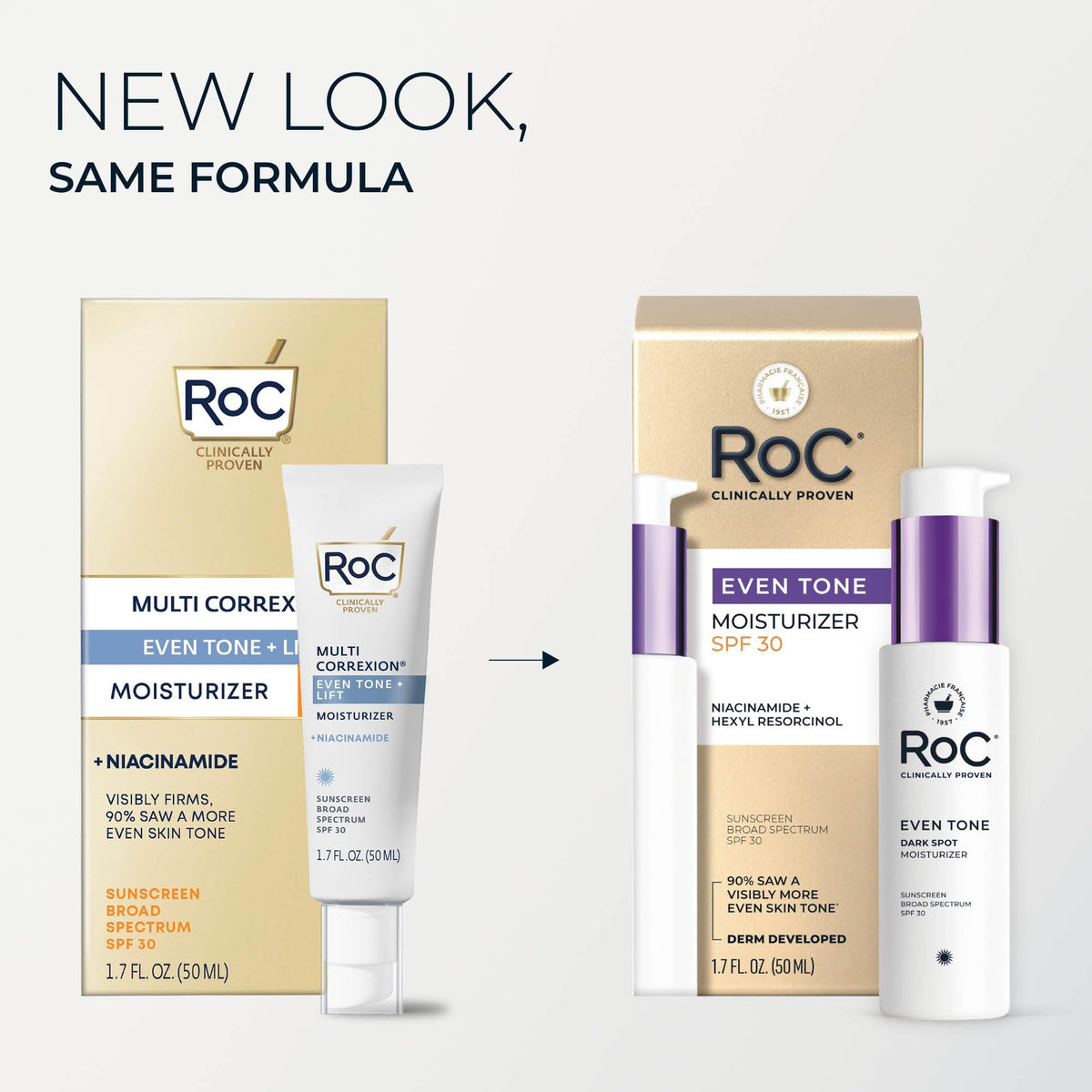 RoC Niacinamide Daily Face Moisturizer SPF 30 packaging