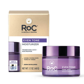 RoC Niacinamide Even Tone + Lift Night Cream jar front view