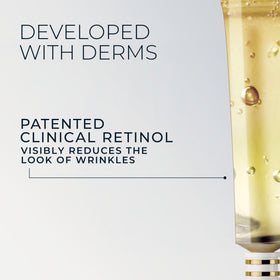 RoC Retinol Correxion Deep Wrinkle Filler texture on a fingertip