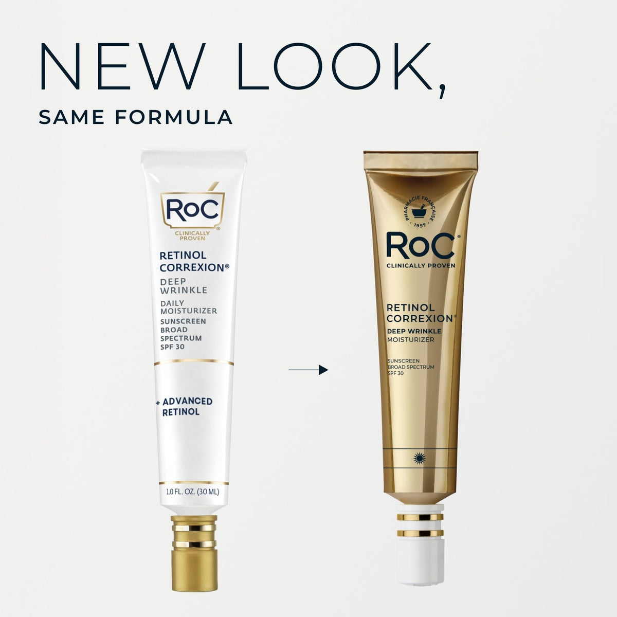 RoC Retinol Correxion moisturizer showing packaging details