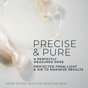 RoC Retinol Correxion Night Serum Capsules on a bathroom counter