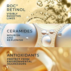 RoC Retinol Correxion Night Serum Capsules with moisturizer