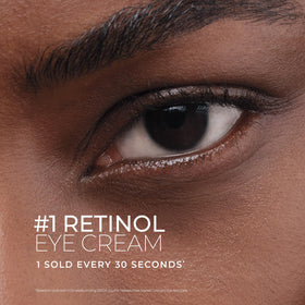 RoC Retinol Correxion Under Eye Cream on a bathroom counter