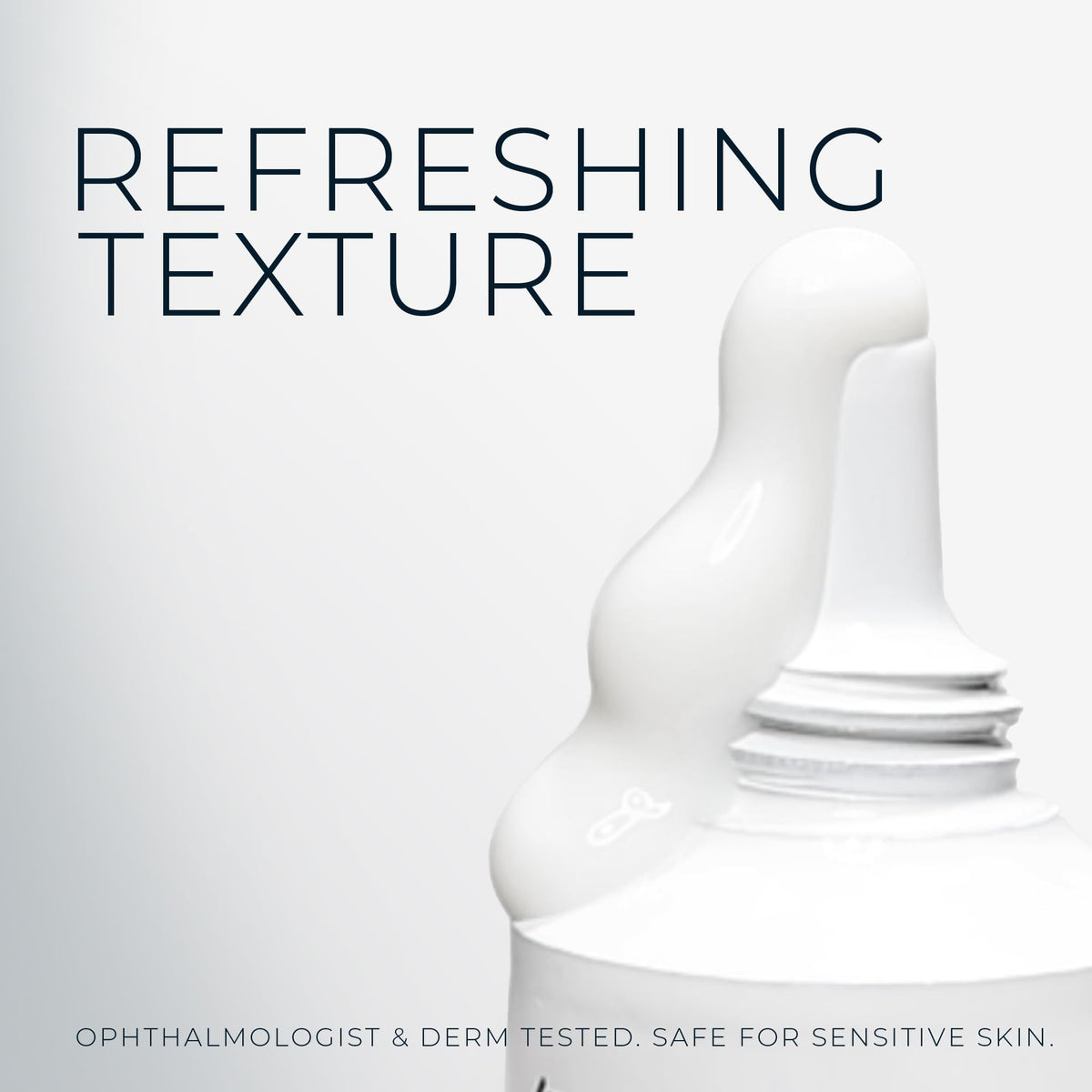 RoC Retinol Eye Cream Mini with a model applying it