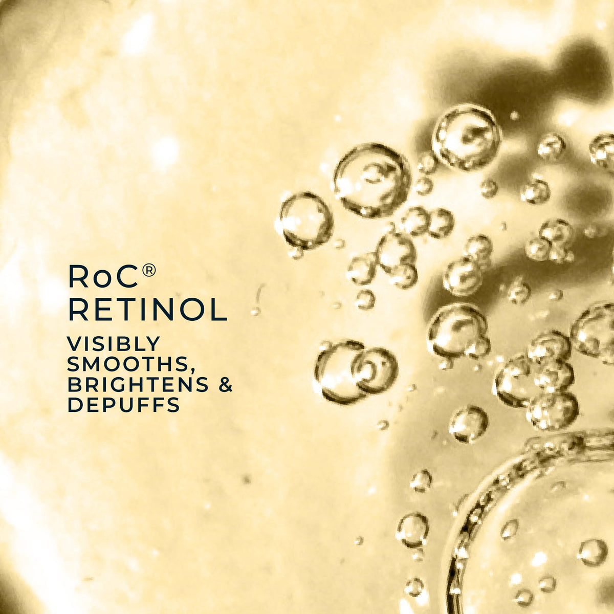 RoC Retinol Eye Cream Mini with ingredients list
