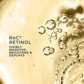 RoC Retinol Eye Cream Mini with ingredients list