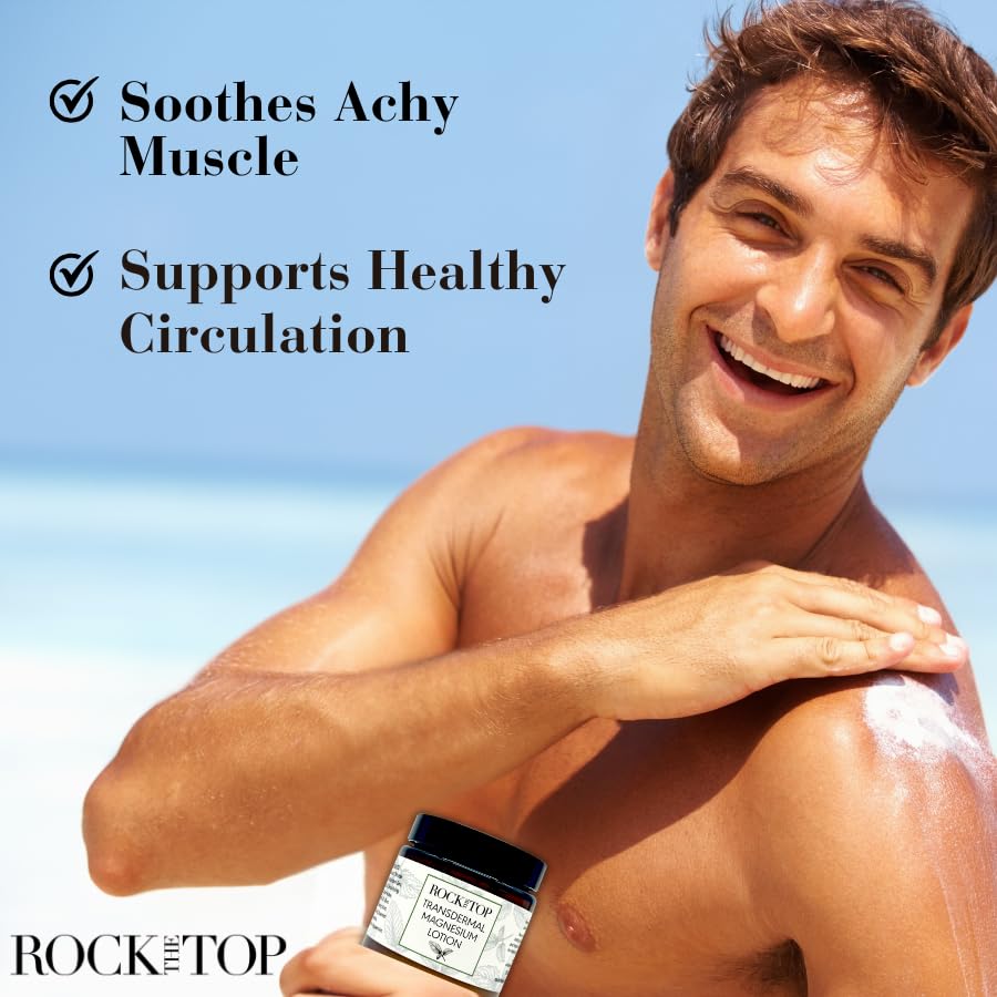 Rock the Top Magnesium Lotion packaging details