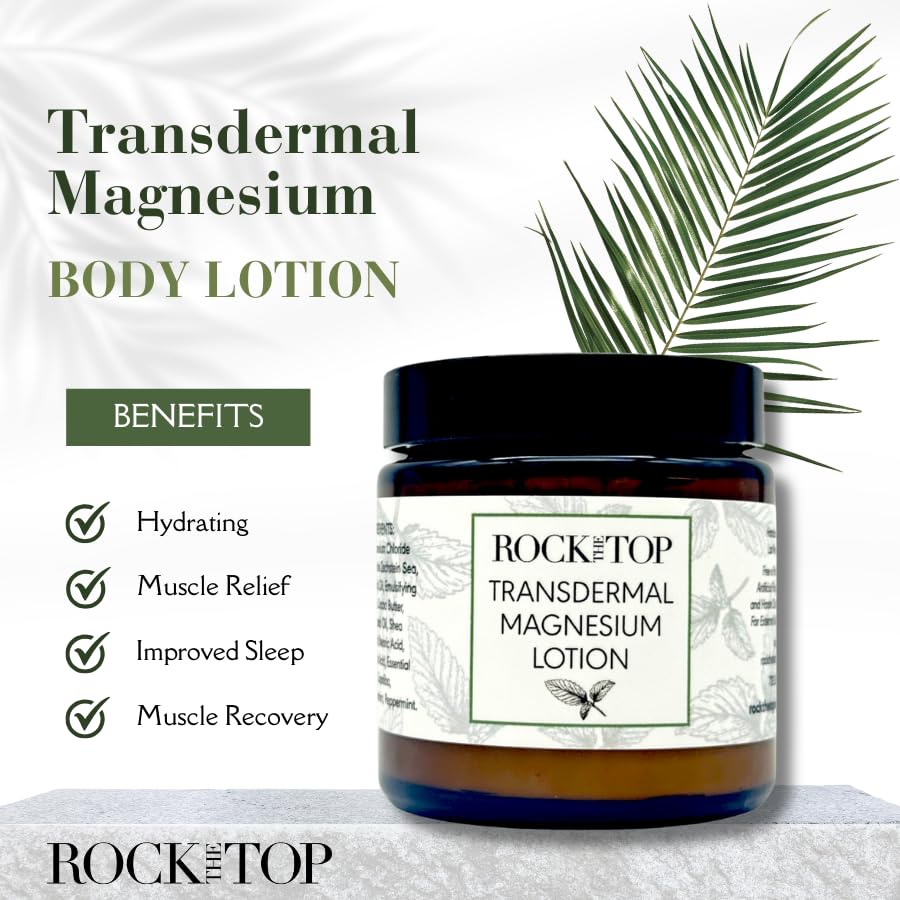 Rock the Top Magnesium Lotion texture close-up