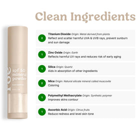 Roe Wellness SPF 50 Powder Sunscreen with a child applying it