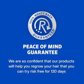 Rogaine Men's 5% Minoxidil Foam with other hair care products