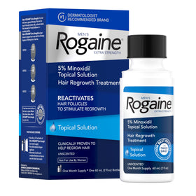 Rogaine Men's Hair Regrowth 5% Minoxidil Solution front view